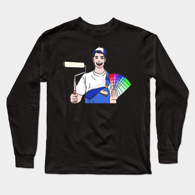 PAINTER Long Sleeve T-Shirt by KK-Royal